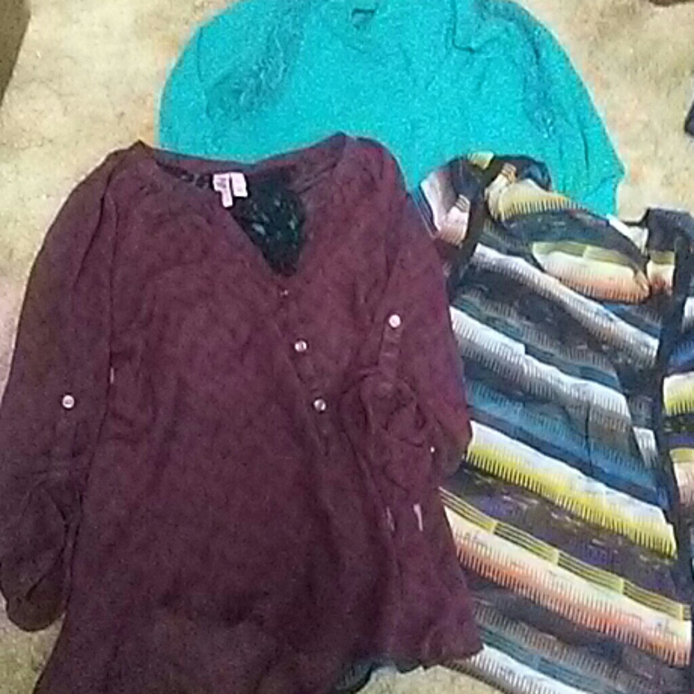 3 blouses all 3 for 10